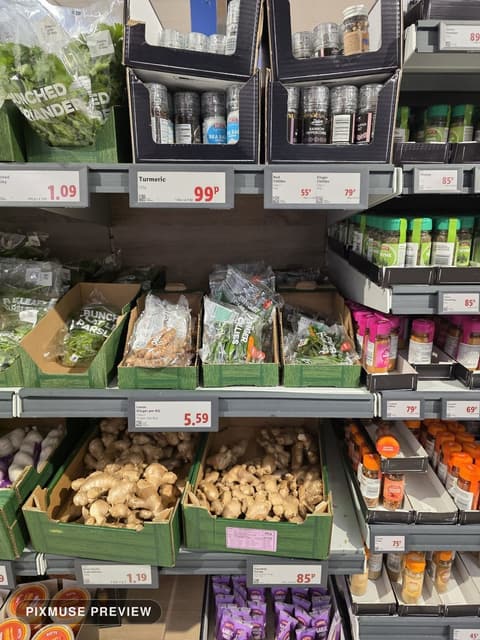 Spice and Root Vegetable Aisle